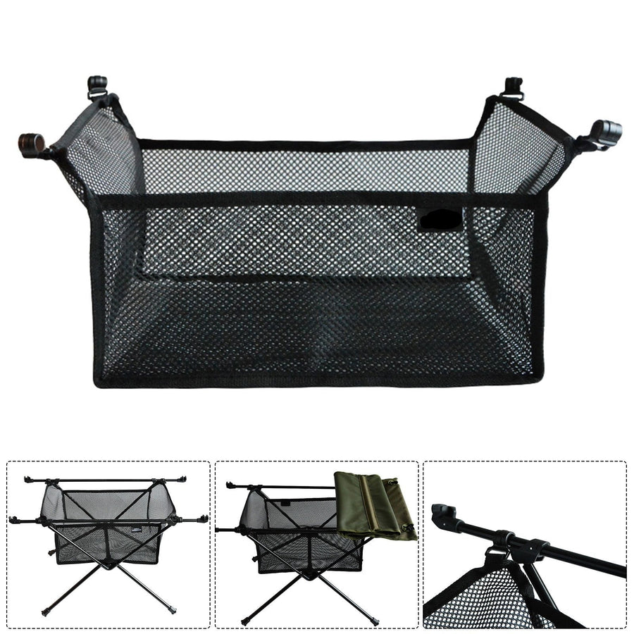 Portable Folding Table Storage Net Shelf - Image 3
