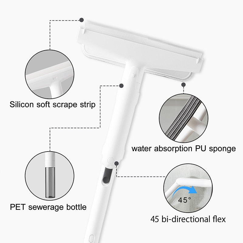 Multifunctional Adjustable Window Cleaning Wiper Brush