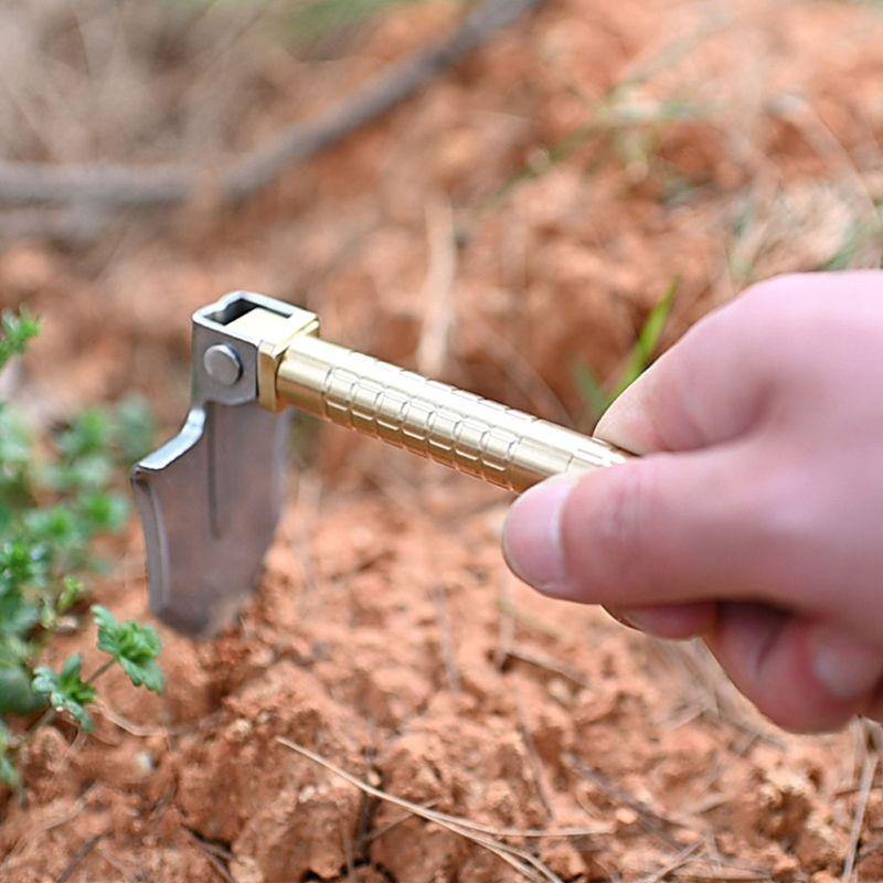 3in1 Mini Multifunctional Folding Camping Shovel - Image 3