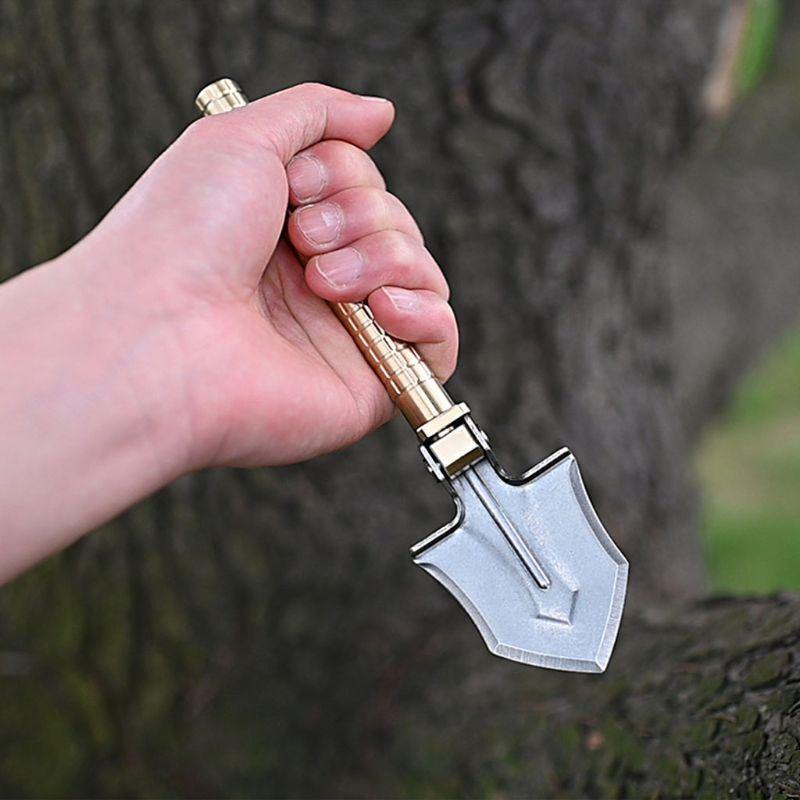 3in1 Mini Multifunctional Folding Camping Shovel - Image 2