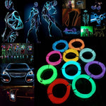 LED Neon DIY Luminous Costume Light