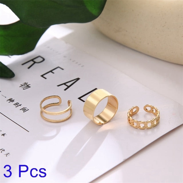 Creative Lovely Couples Matching Ring Set - Image 23