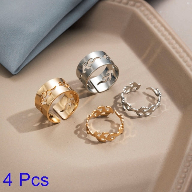 Creative Lovely Couples Matching Ring Set - Image 20
