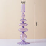 Nordic Stylish Bubble Glass Candle Holder