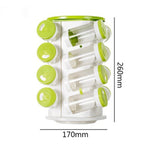 360 Rotating Spice Organizer Rack