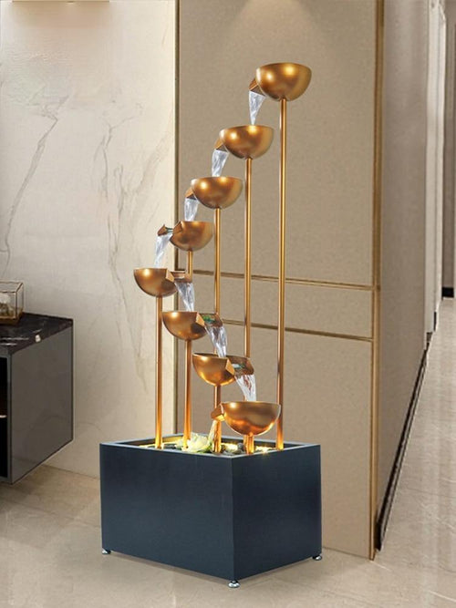 Elegant Large Minimalist Water Floor Fountain - Image 0