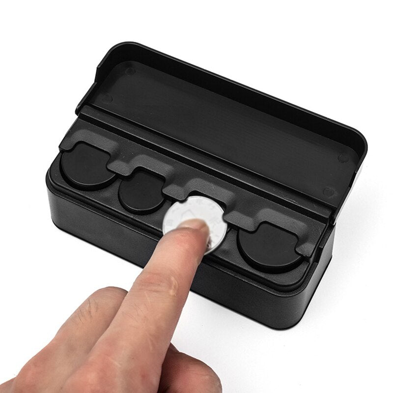 Car Coin Storage Box Holder