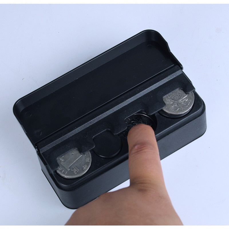 Car Coin Storage Box Holder