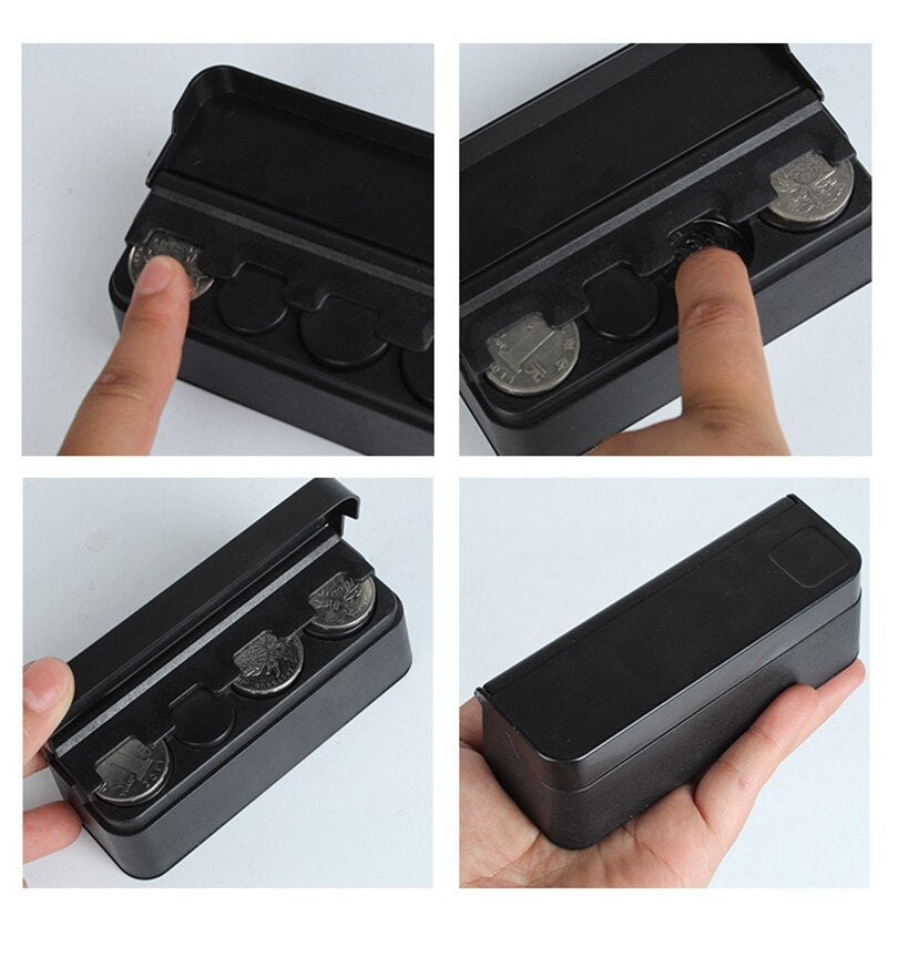 Car Coin Storage Box Holder