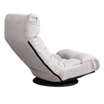 Multi-Functional Reclining Single Floor Chair with Ottoman