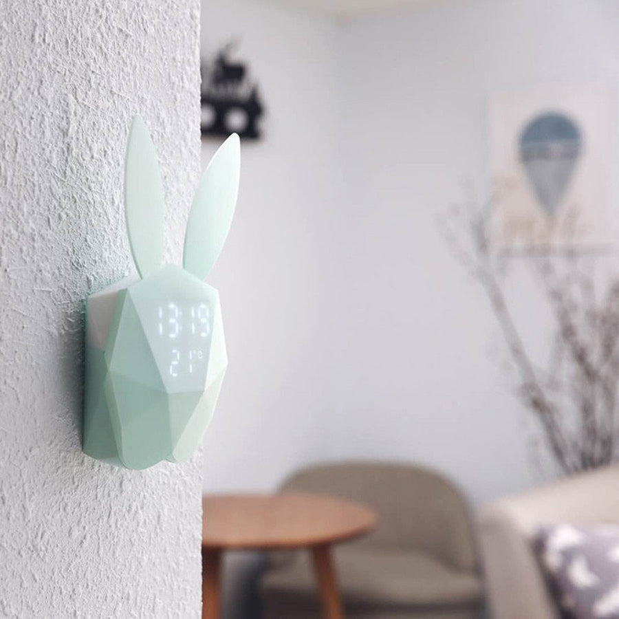 Cute Rabbit USB Alarm Clock Led Light - Image 2