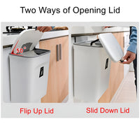 Wall-Mounted Smart Lid Trash Can - Image 5