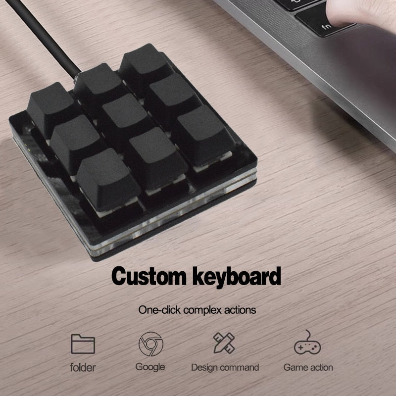 DIY Programmable Custom Mini Keyboard · Mavigadget
