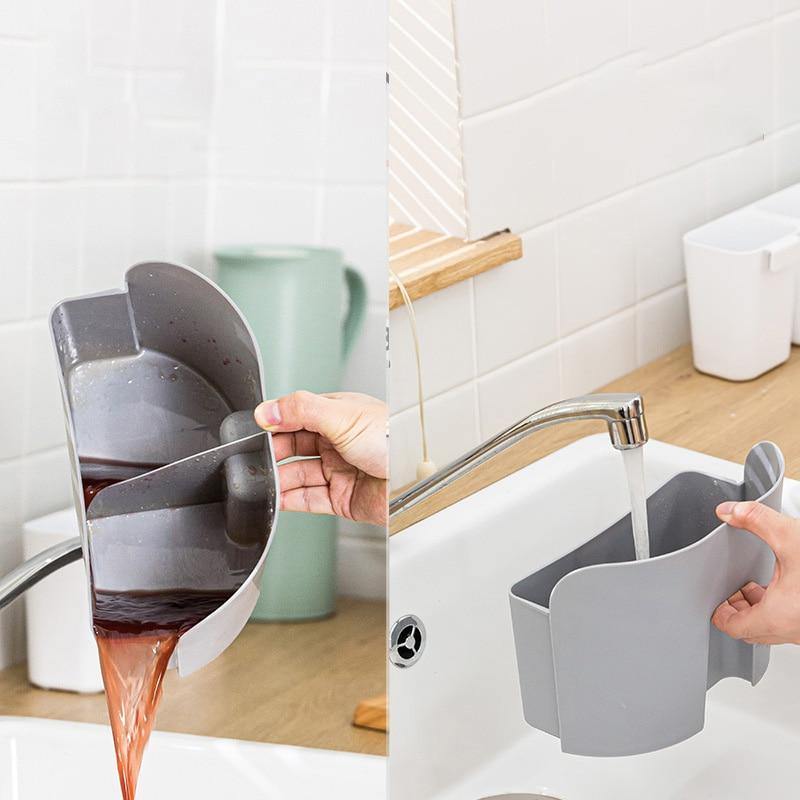 Wet-Dry Double Separator Kitchen Trash Bin - Image 2