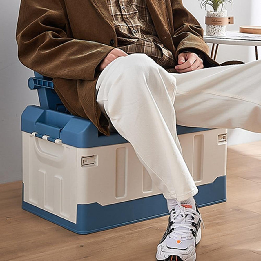 Portable Travel Storage Box Chair - Image 2
