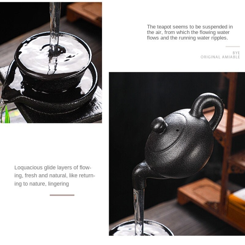Creative Teapot Flowing Water Fish Tank - Image 5