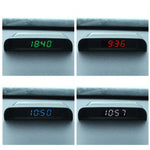 Solar Powered Car Dashboard Digital Clock