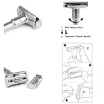 Titanium Blades Man Safety Razor