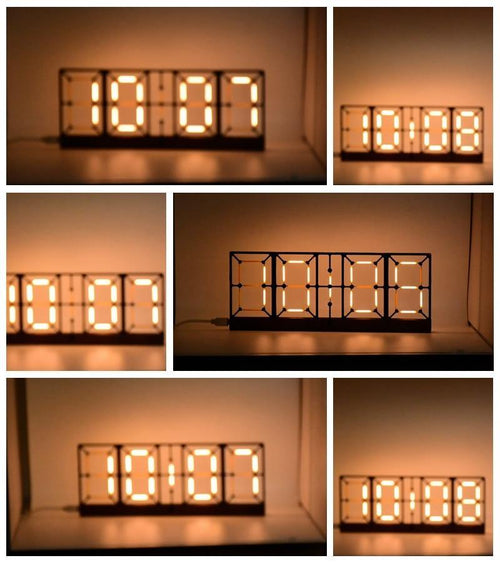 Nordic Double-Sided LED Clock - Image 0