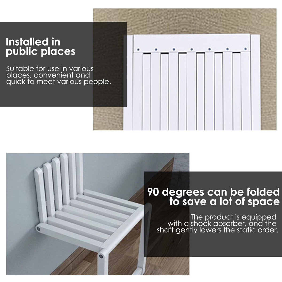 Wall-mounted Folding Chair