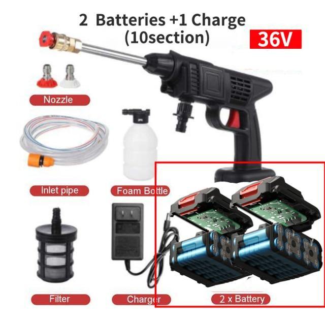 High Pressure Electric Cordless Car Washer Gun - Image 6