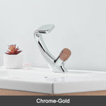 Creative Chrome Waterfall Elegant Faucet