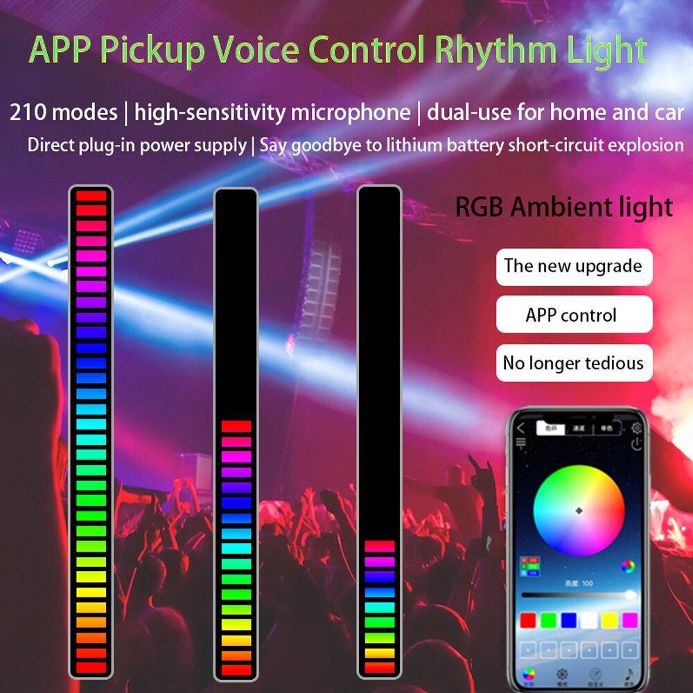 Voice Rhythm Sensor Atmosphere LED Light - MaviGadget