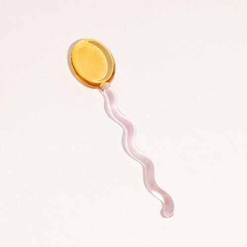 Fun Wavy Glass Dessert Spoons - Image 11