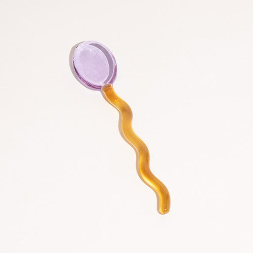 Fun Wavy Glass Dessert Spoons - Image 10