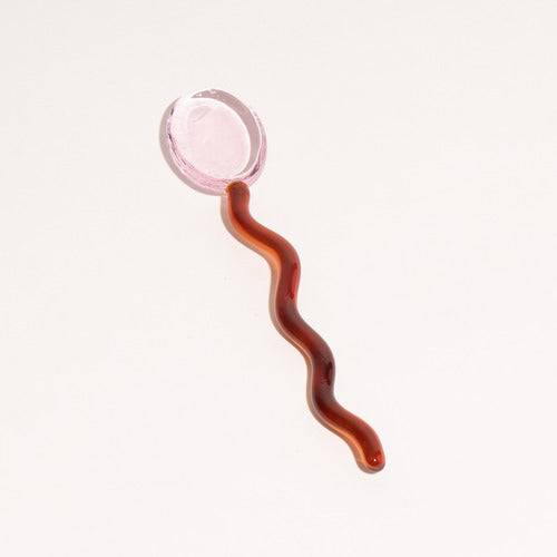 Fun Wavy Glass Dessert Spoons - Image 8