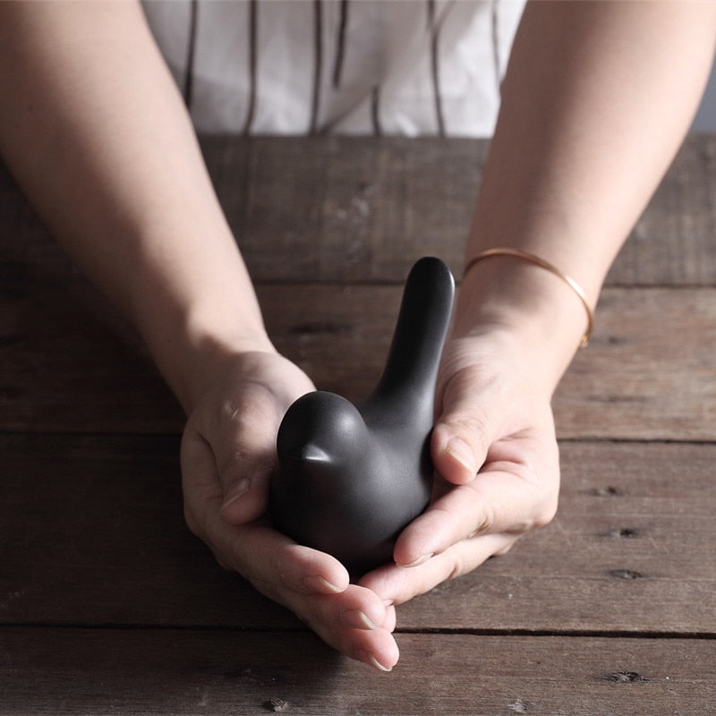 Nordic Creative Ceramic Bird Figurines - Image 3