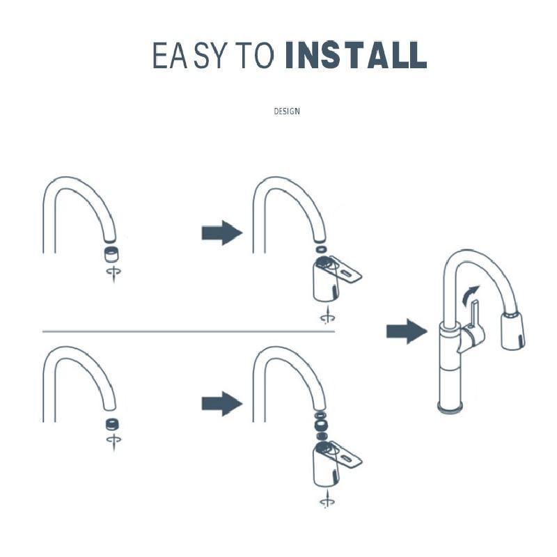 Smart Sensor Water Saving Touchless Faucet Head - Image 11