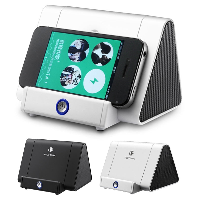 Mini Wireless Bluetooth Speaker Phone Holder - Image 1