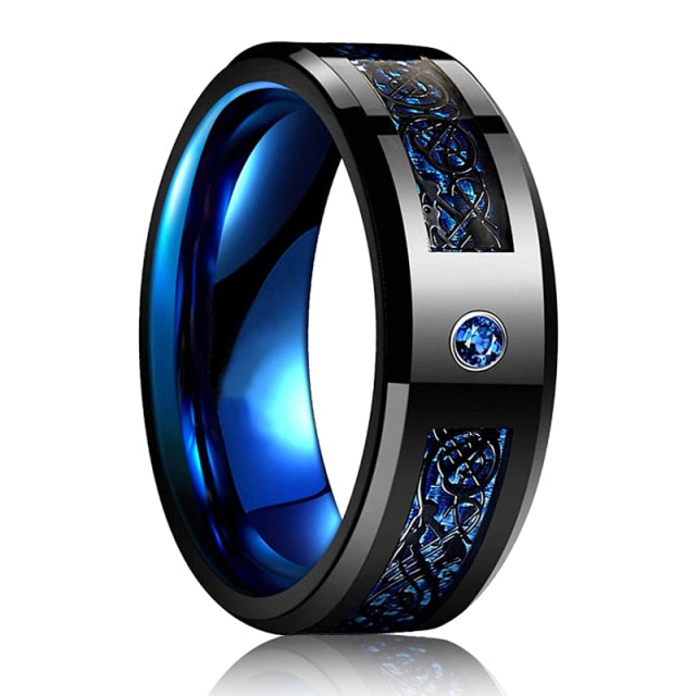 Dragon Tungsten Stainless Steel Ring