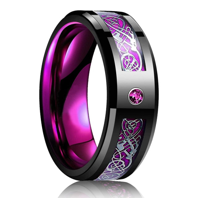Dragon Tungsten Stainless Steel Ring - Image 7