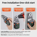 Drill-Free Cordless Drill Dust Collector Tool