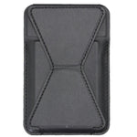 Leather Magnetic Card Holder Wallet Stand