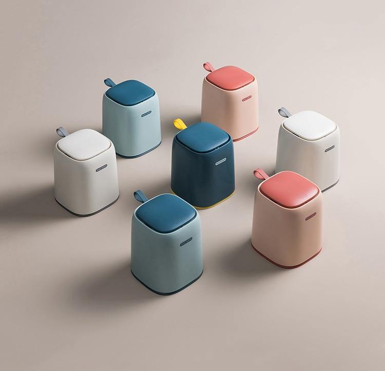 Mini Desktop Portable Trash Can - Image 7