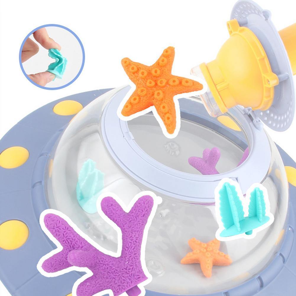 Kids Educational UFO Magnifier Box