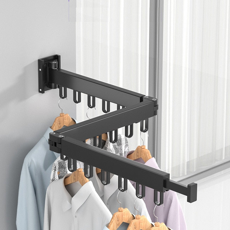 Wall Mounted Telescopic Folding Rack - Image 0