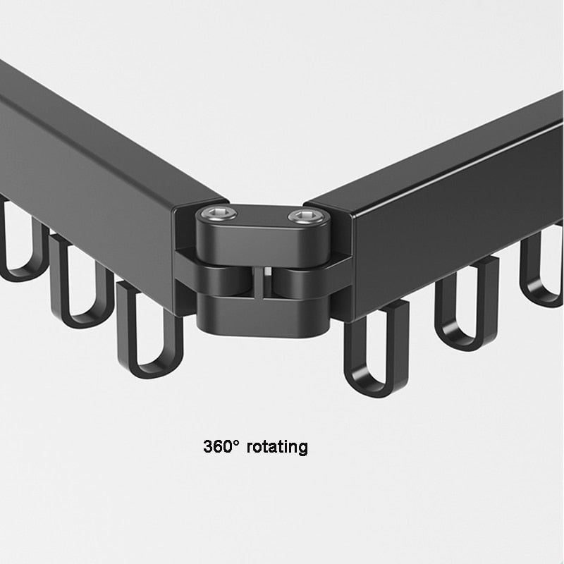 Wall Mounted Telescopic Folding Rack - Image 6