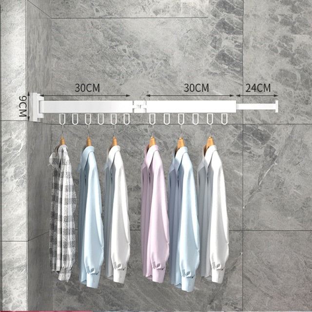 Wall Mounted Telescopic Folding Rack - Image 8