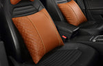 Car Leather Neck and Back Pillows