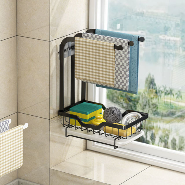 Countertop Dish Drying Rack with Drainer - Image 4