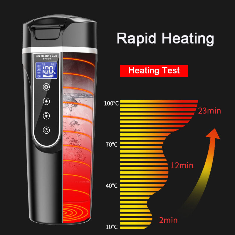 Smart Heating Digital Car Thermos - Image 5