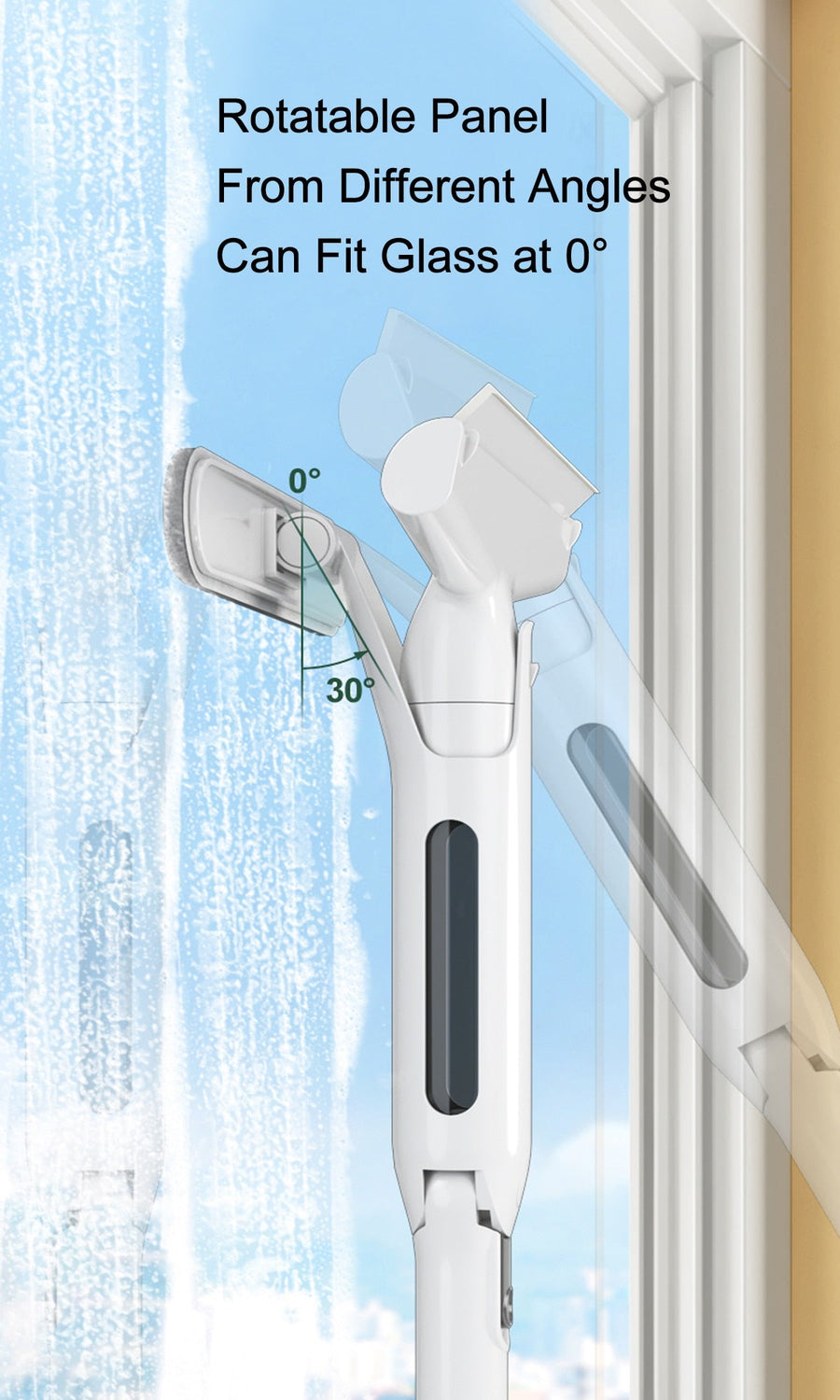 Multifunctional Adjustable Window Cleaning Wiper Brush - Image 8