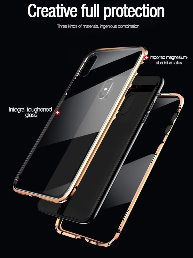 Magnetic Protective Anti-Spy iPhone Case - Image 3
