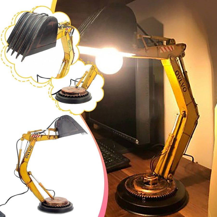 Unique Excavator Table Lamp - Image 1