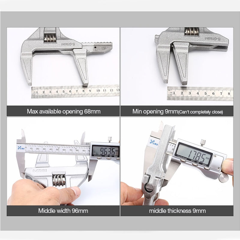 Aluminium Universal Adjustable Wrench Tool - Image 8