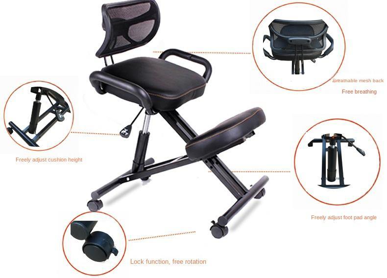 Ergonomic Height Adjustable Knee Support Chair - Image 7